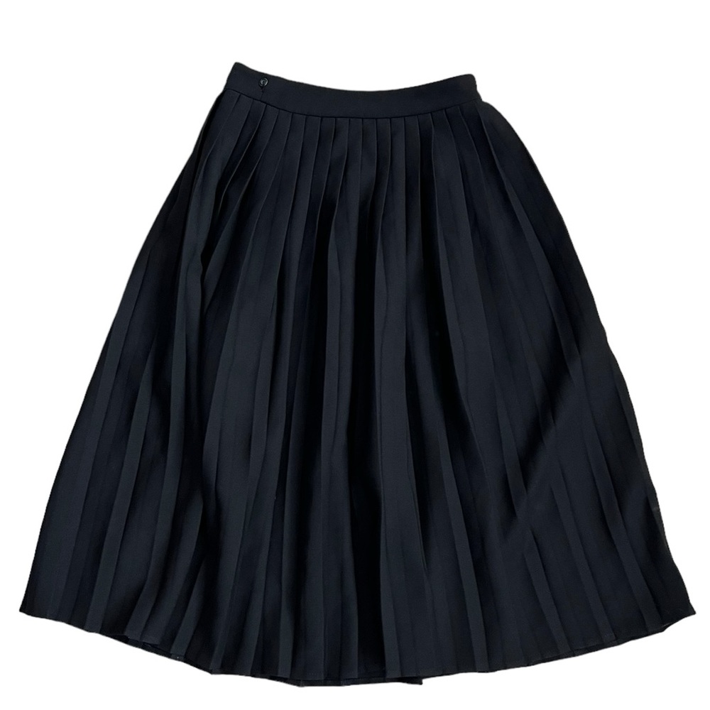 Dolce Vita Collection Women Black Pleated Midi Skirt Size M (34)
